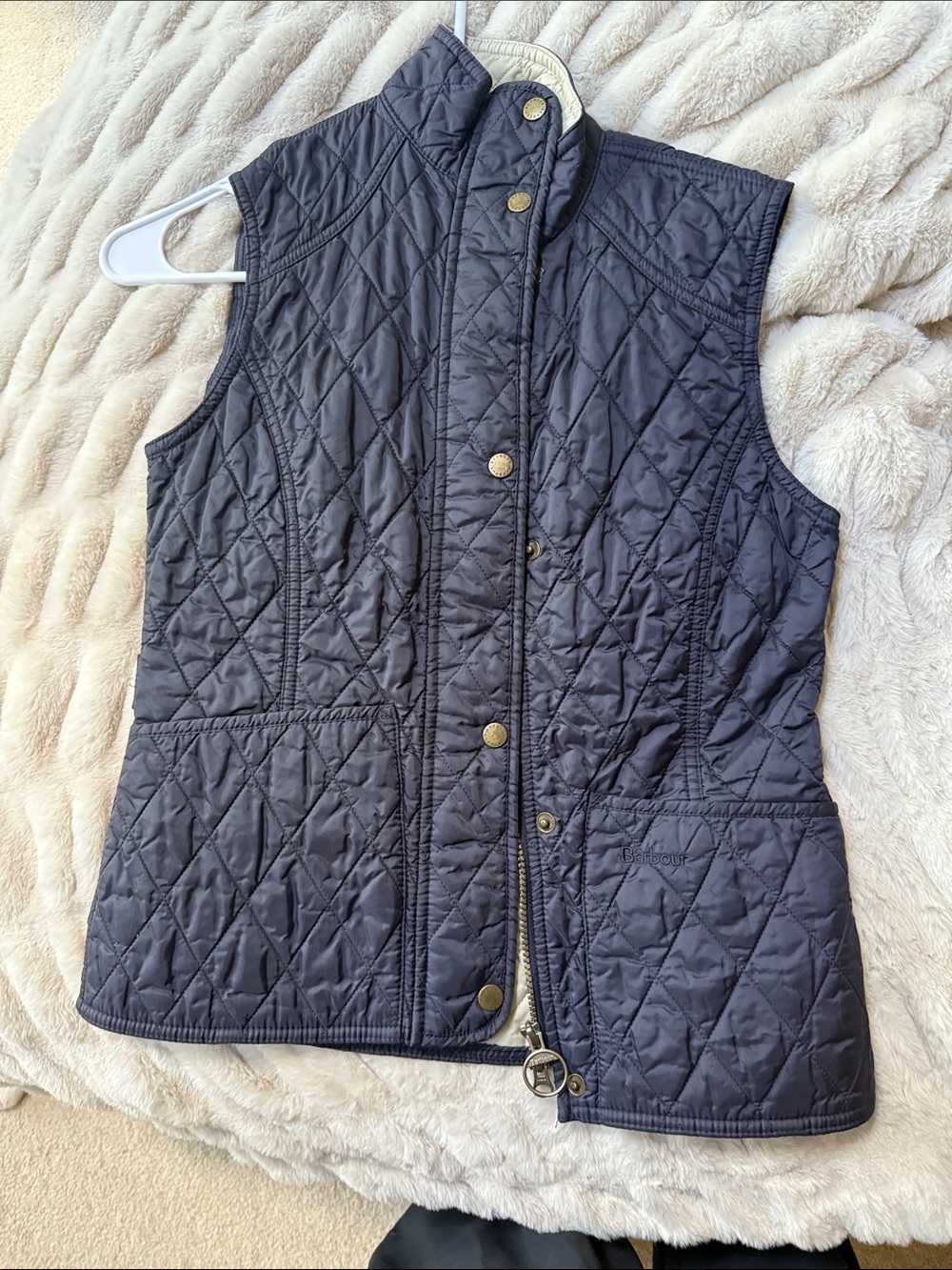 BARBOUR Women’s Quilted Sleeveless Vest - Navy